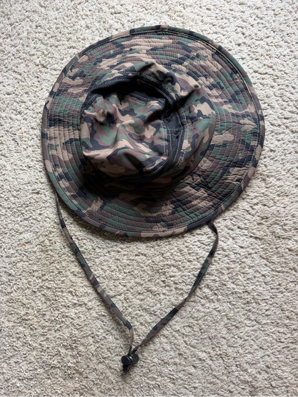 Camo Boonie Hat with Chin Strap